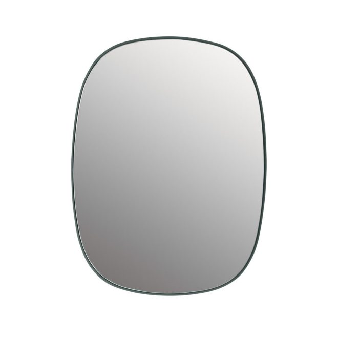 Muuto framed spegel liten dark green