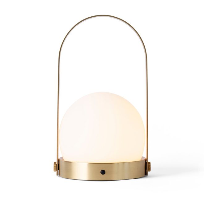 Audo copenhagen carrie portable bordslampa borstad mässing