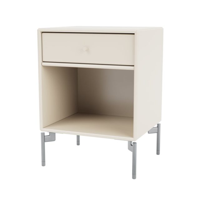 Montana dream sängbord oat 158, kromben