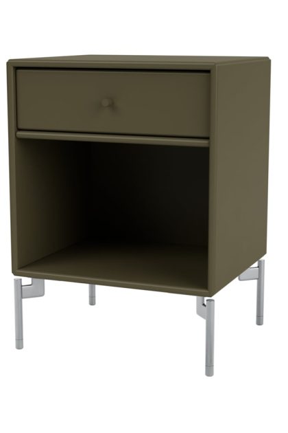 Montana dream sängbord oregano 139, kromben