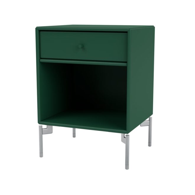 Montana dream sängbord pine 136, kromben