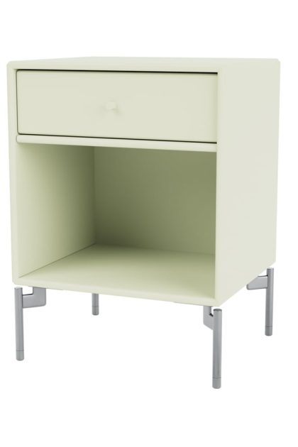 Montana dream sängbord pomelo 140, kromben