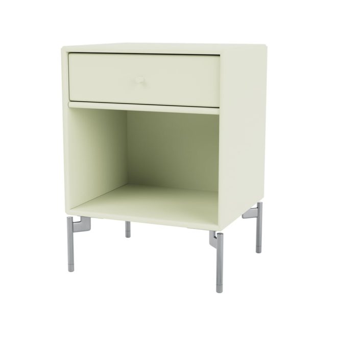 Montana dream sängbord pomelo 140, kromben
