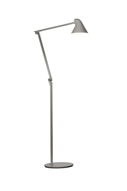 Louis poulsen njp golvlampa ljusgrå, led, 3000k
