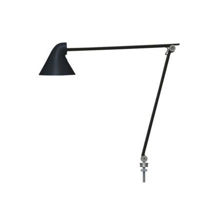Louis poulsen njp skrivbordslampa svart, stift ø40 cm, 2700k