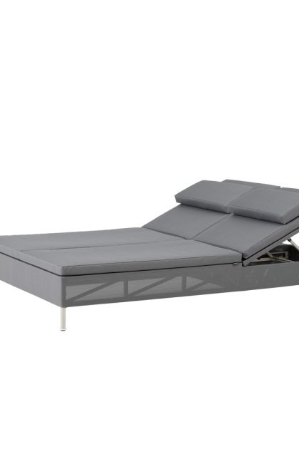 Cane-line rest solsäng cane-line natté grey, dubbel
