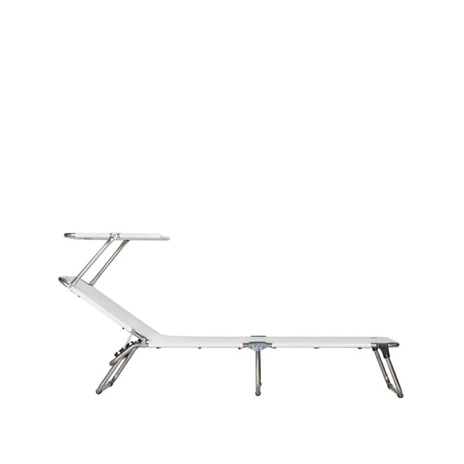 Fiam amigo top solsäng textaline white-aluminium-sunroof