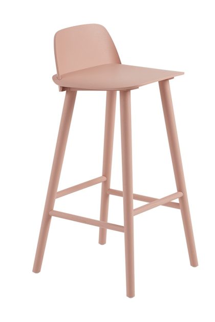 Muuto nerd barstol 75 cm tan rose