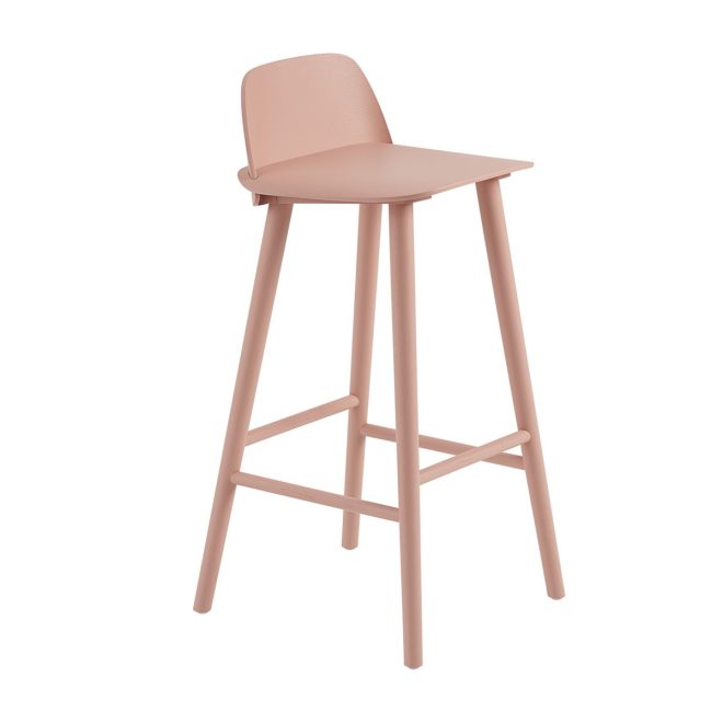 Muuto nerd barstol 75 cm tan rose