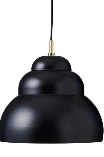 Superliving bubble pendel matt real black (svart)