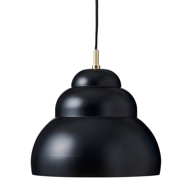 Superliving bubble pendel matt real black (svart)
