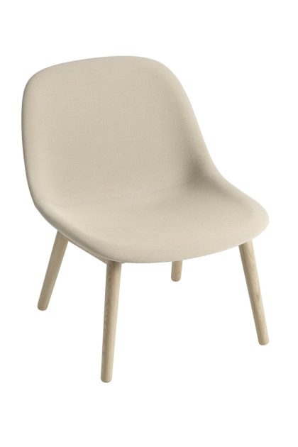 Muuto fiber lounge stol med ekben steelcut trio 236