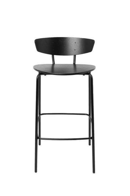 Ferm living herman barstol låg svart