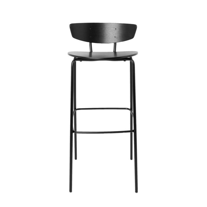 Ferm living herman barstol hög svart