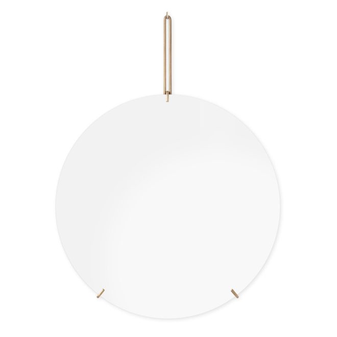 Moebe moebe wall mirror Ø 50 cm mässing