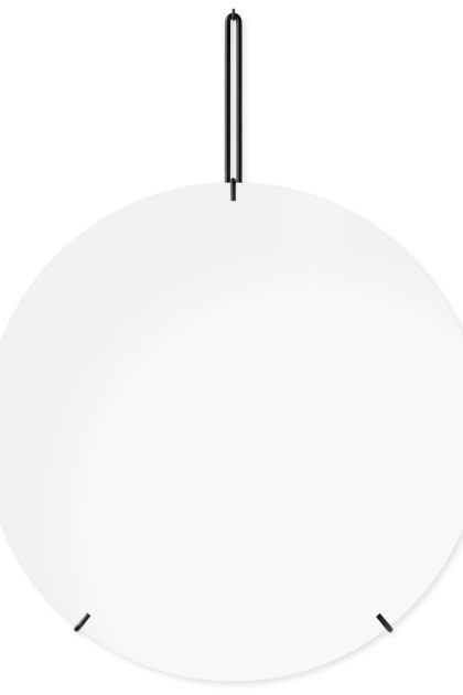 Moebe moebe wall mirror Ø 70 cm svart
