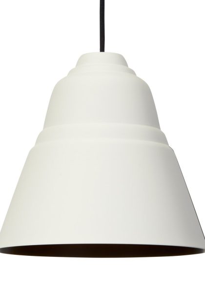 Herstal relief pendel 30 cm pärlvit