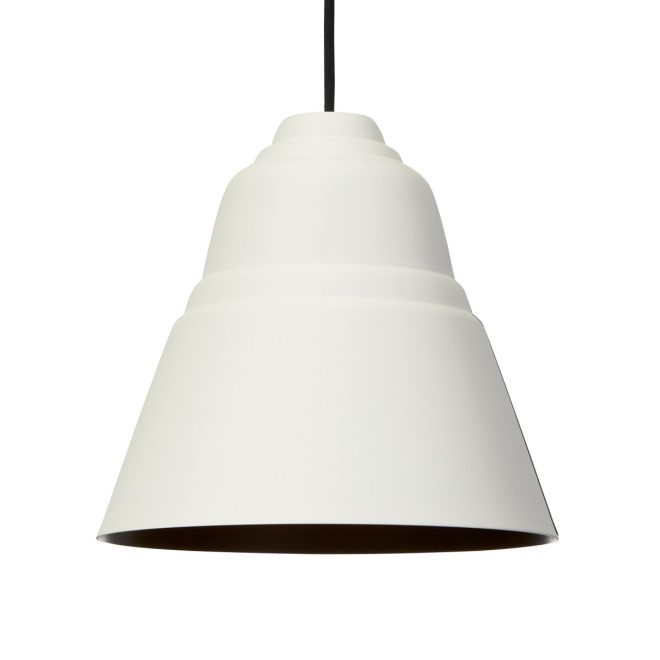 Herstal relief pendel 30 cm pärlvit