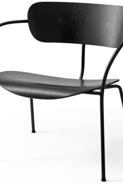&tradition pavilion stol av5 svartlackerad ek