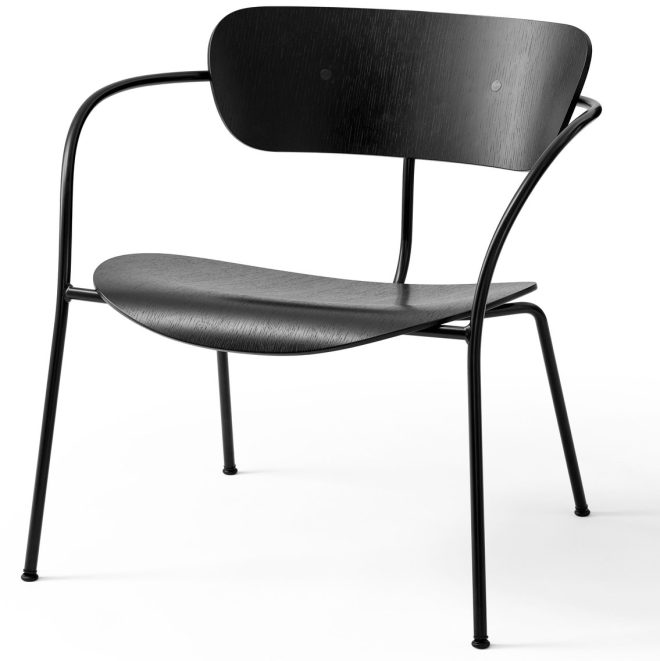 &tradition pavilion stol av5 svartlackerad ek