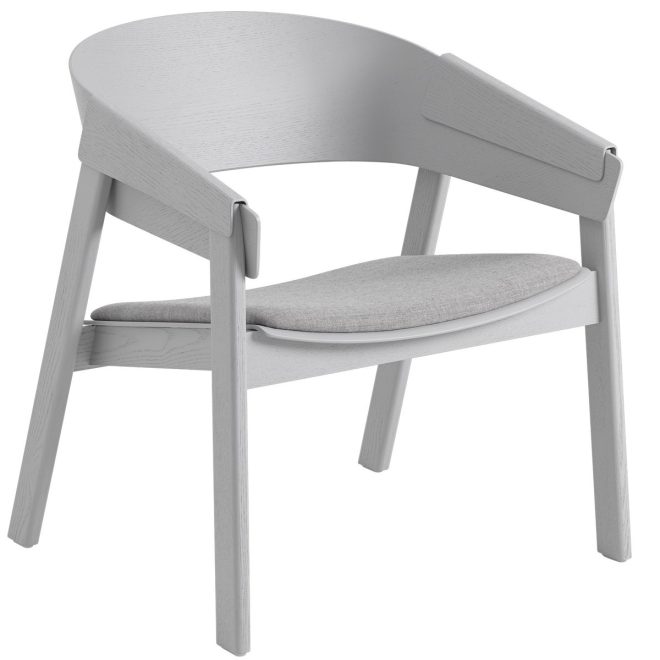 Muuto cover lounge chair remix 123-grey