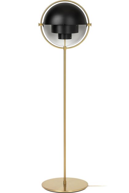 Gubi multi-lite golvlampa mässing-svart