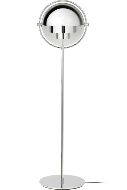 Gubi multi-lite golvlampa krom-krom