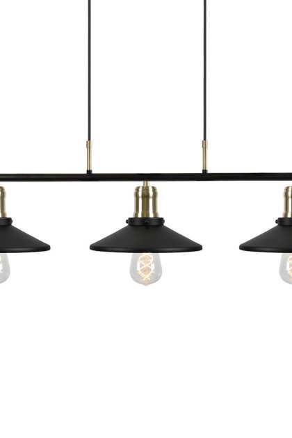 Globen lighting disc pendel 3 svart
