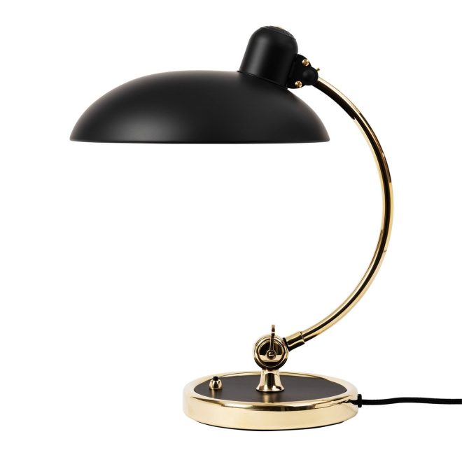 Fritz hansen kaiser idell 6631-t luxus bordslampa mässing matt black