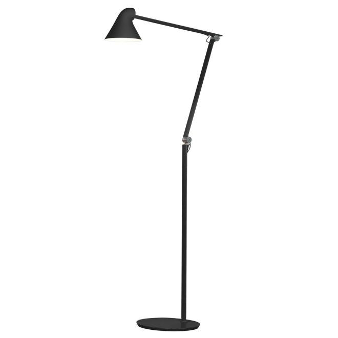 Louis poulsen njp golvlampa svart