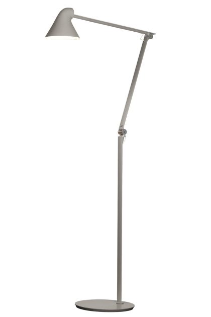 Louis poulsen njp golvlampa ljusgrå