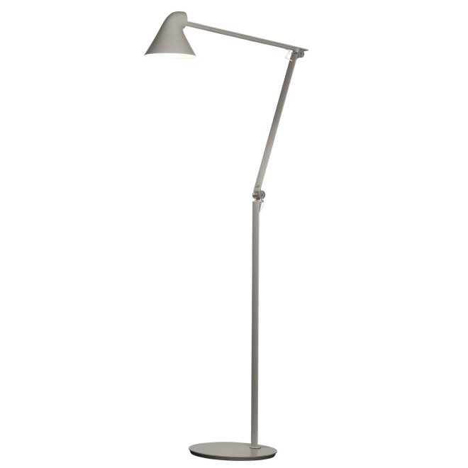 Louis poulsen njp golvlampa ljusgrå