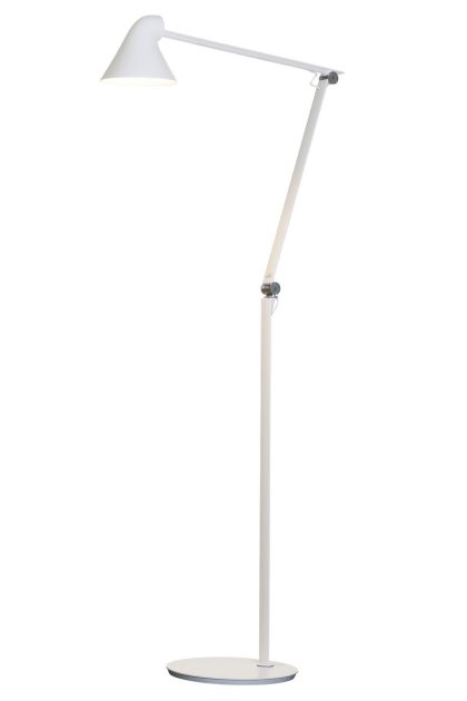Louis poulsen njp golvlampa vit