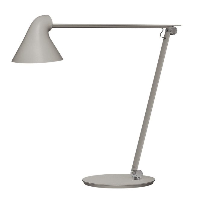 Louis poulsen njp bordslampa ljusgrå