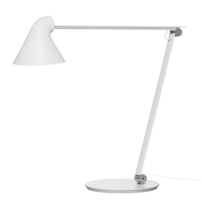 Louis poulsen njp bordslampa vit