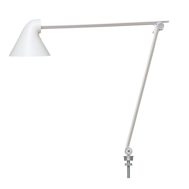 Louis poulsen njp bordslampa stift Ø10 mm vit