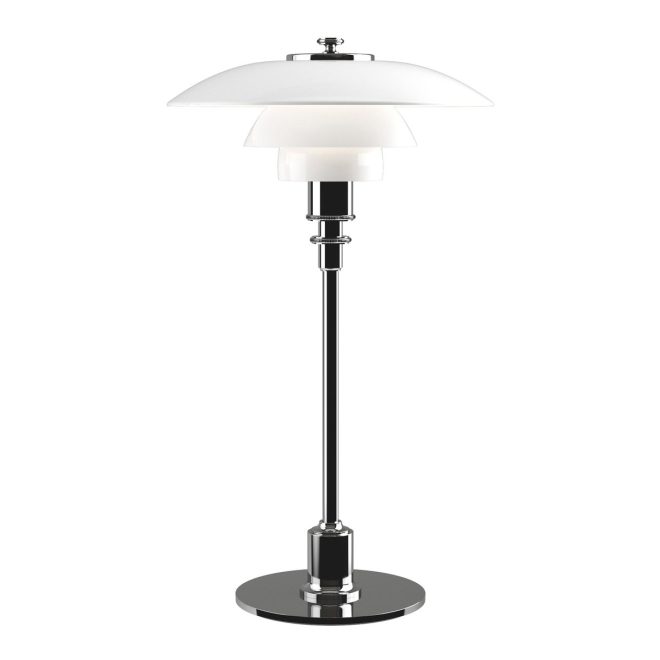 Louis poulsen ph 2/1 bordslampa krom