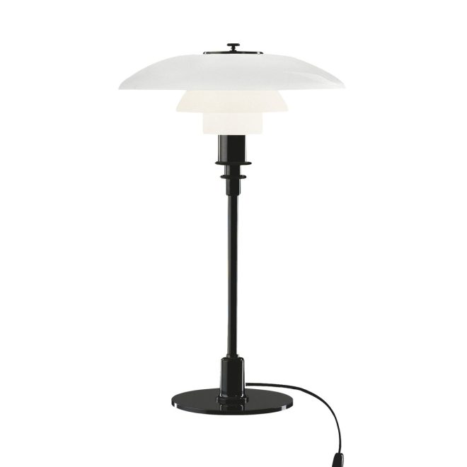 Louis poulsen ph 3/2 bordslampa svart