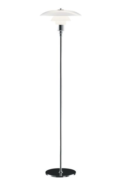 Louis poulsen ph 3½-2½ golvlampa krom