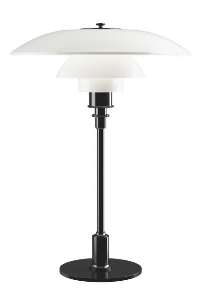 Louis poulsen ph 3½-2½ opalglas bordslampa svart