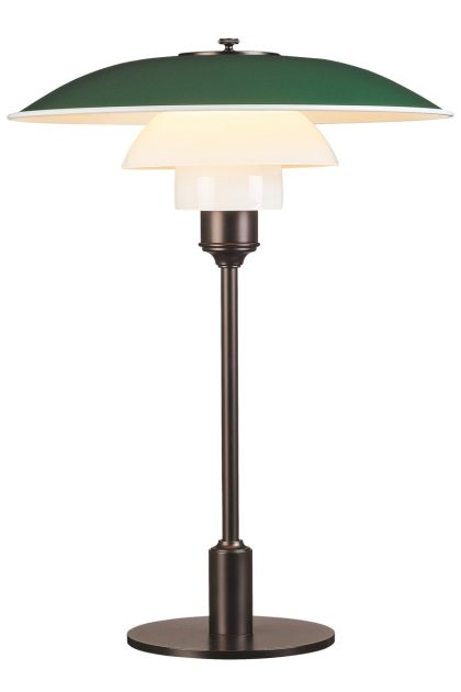 Louis poulsen ph 3½-2½ bordslampa grön