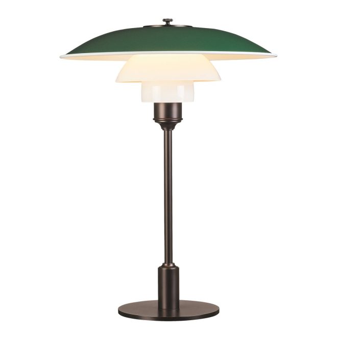 Louis poulsen ph 3½-2½ bordslampa grön