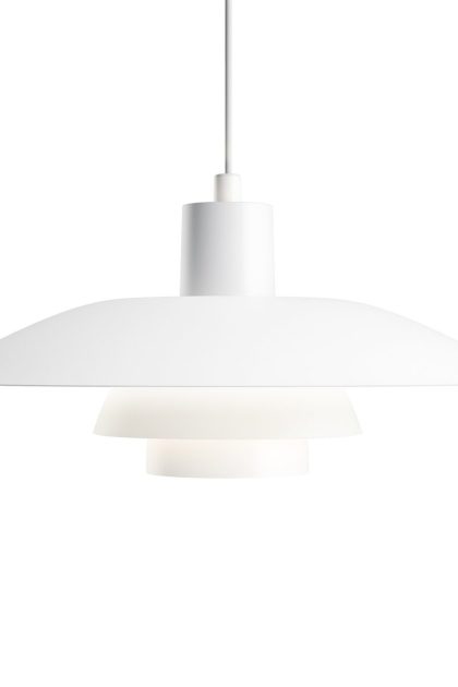 Louis poulsen ph 4/3 pendel Ø40 cm vit