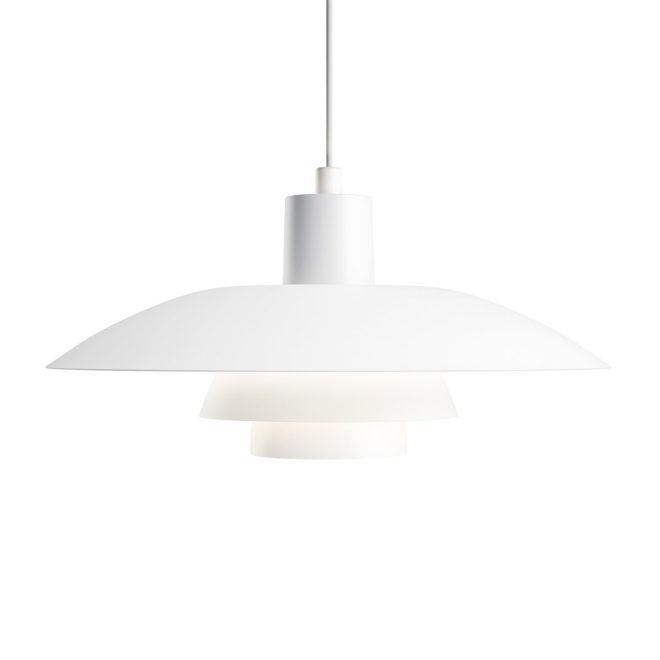 Louis poulsen ph 4/3 pendel Ø40 cm vit