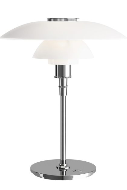 Louis poulsen ph 4½-3½ bordslampa krom