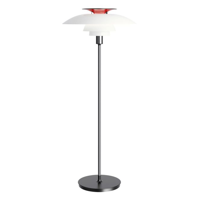 Louis poulsen ph 80 golvlampa vit