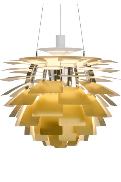 Louis poulsen ph artichoke pendel Ø60 cm mässing