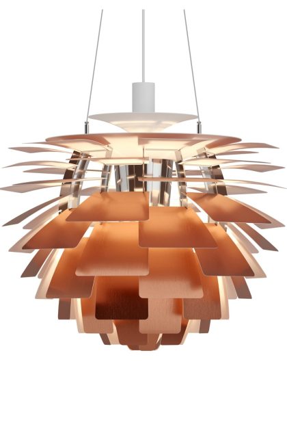 Louis poulsen ph artichoke pendel Ø60 cm koppar