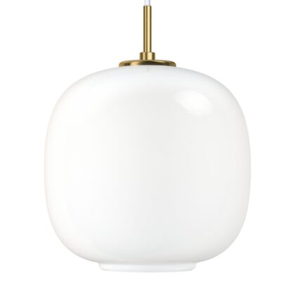 Louis poulsen vl45 radiohuspendel Ø25 cm brass-white opal glass