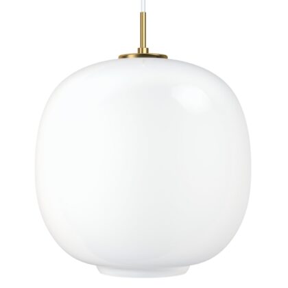 Louis poulsen vl45 radiohuspendel Ø37 cm brass-white opal glass